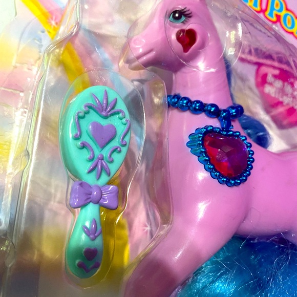 MAGIC TOUCH PONY VINTAGE 90s MAGIC HEART PONY CAMELLIA HEARTS LIGHT UP & BLINK - Picture 3 of 15